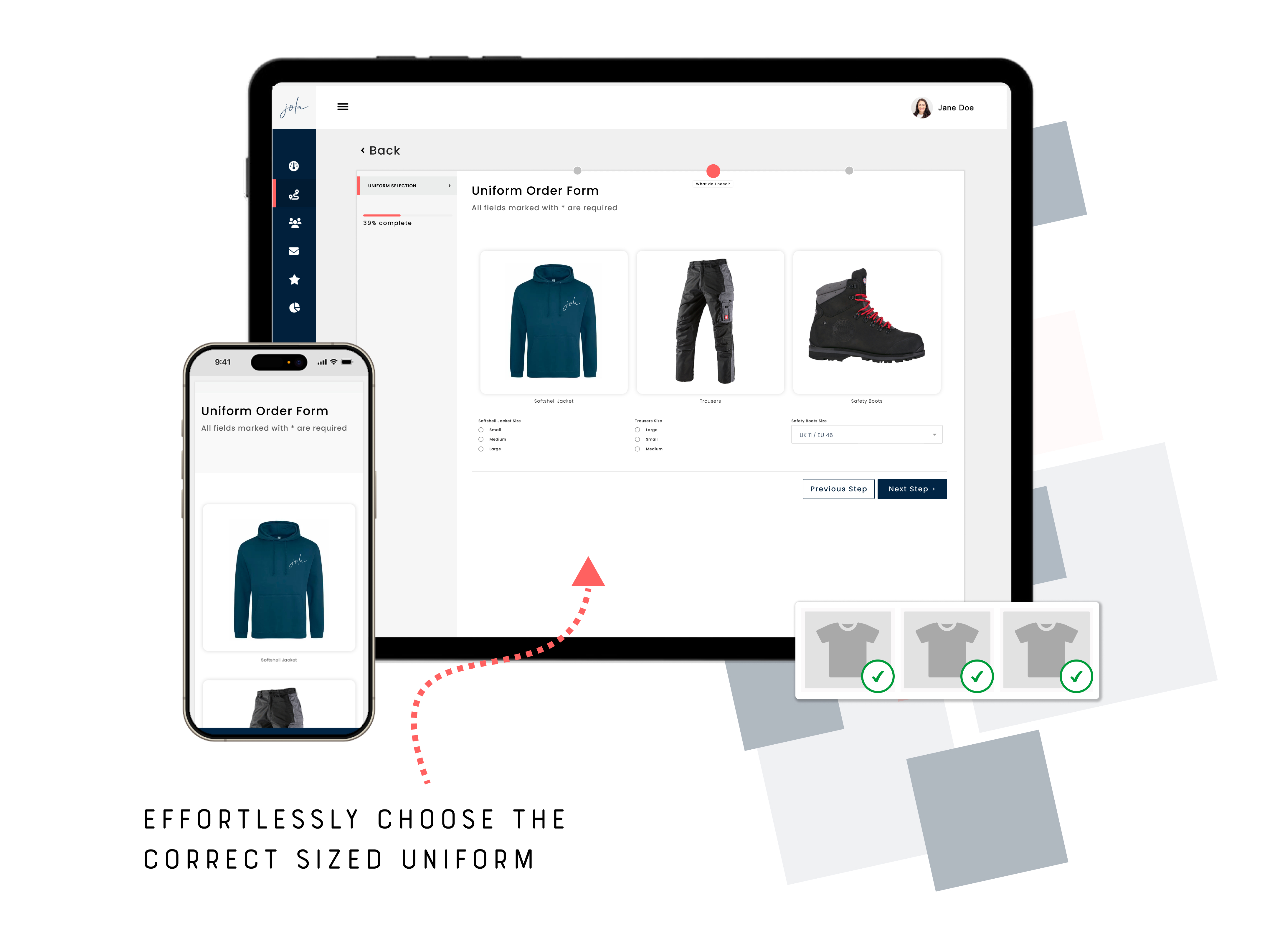 screenshot of Jola HR